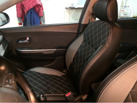 Каркасные авточехлы на KIA Rio 3